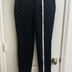 Old Navy Pixie Cotton Blend Black Pants Sz 2 R